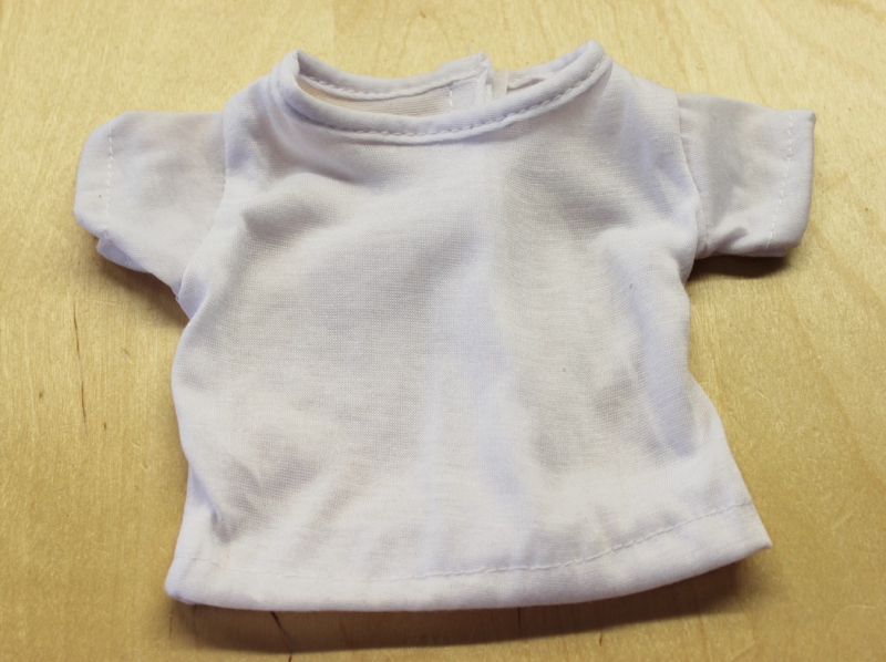 BKAL-1020   Shirt  weiss mit Klettverschluß